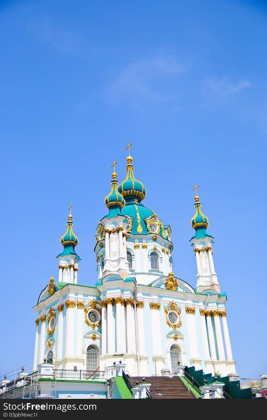 Kyiv, Ukraine. St. Andrew's church