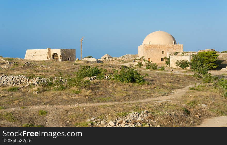 Fortezza fortress in Rethymno city, Crete