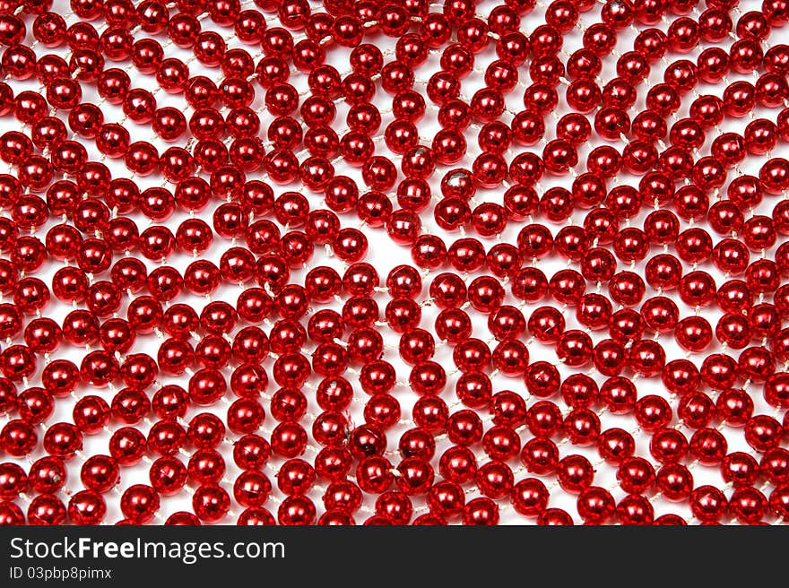 Christmas decoration on white background