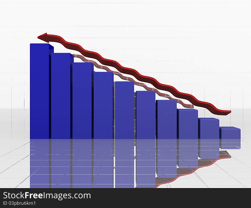 The red arrow over the schedule shows growth. The red arrow over the schedule shows growth