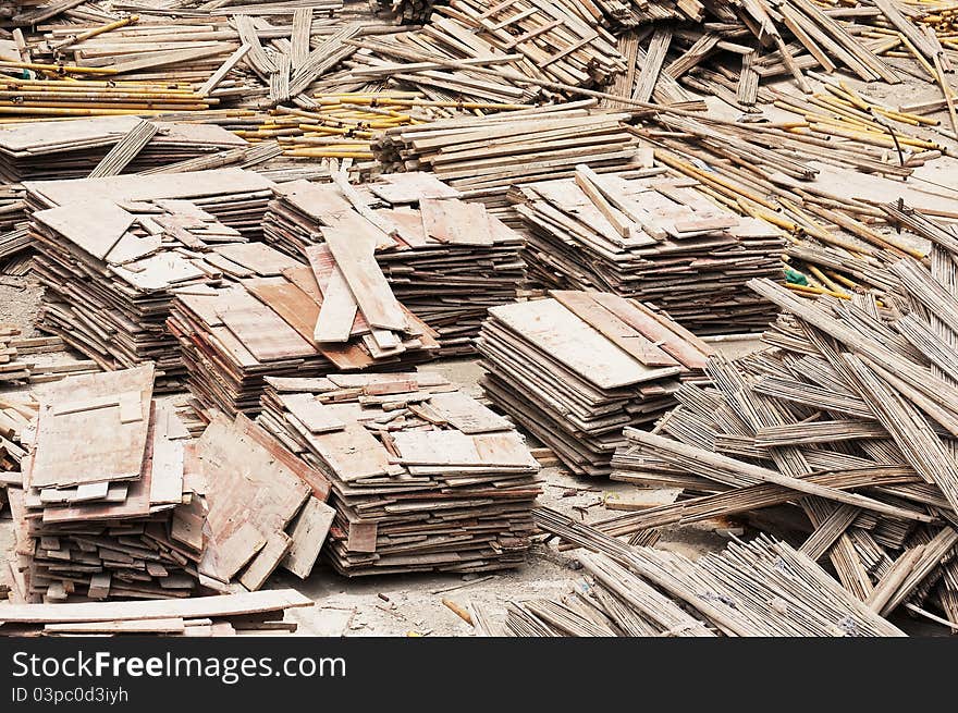 Many Site board on the floor