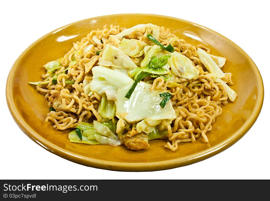 Stir-fried noodles