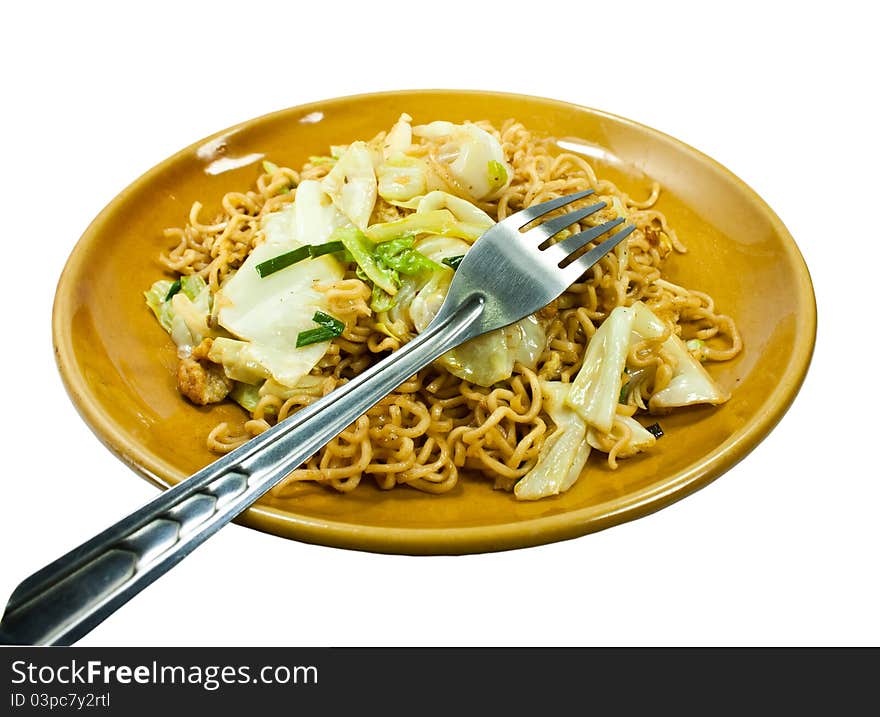 Stir-fried noodles