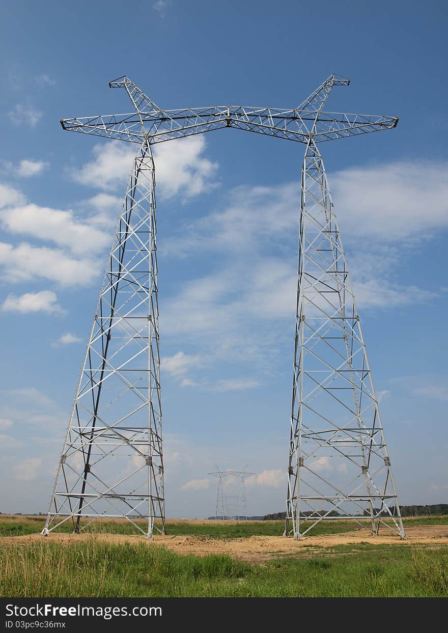 Electrical towers without wires