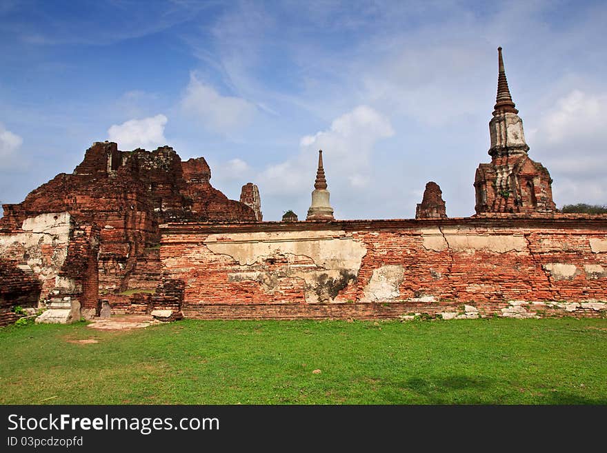 The stupa ancient town