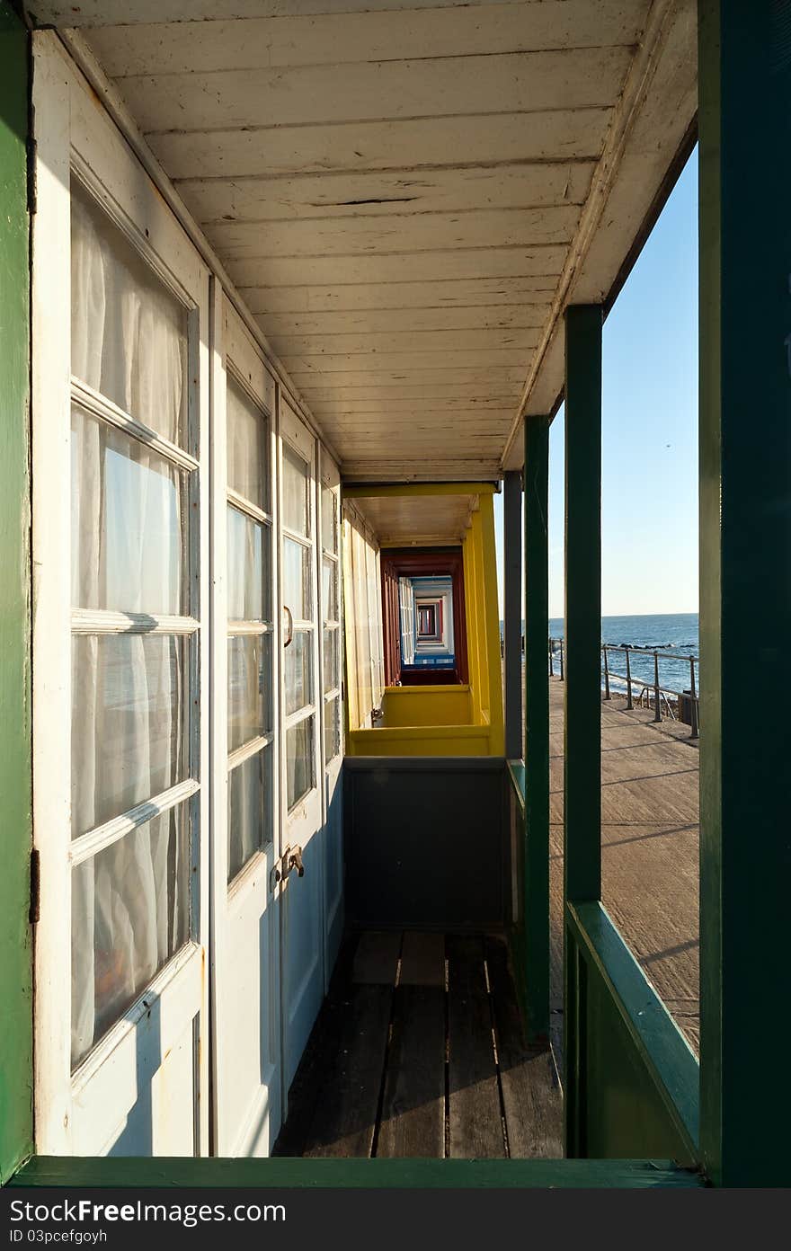 Beach Hut veranda southwoold suffolk