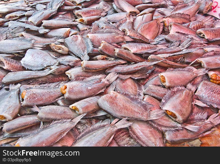 Dried fish.