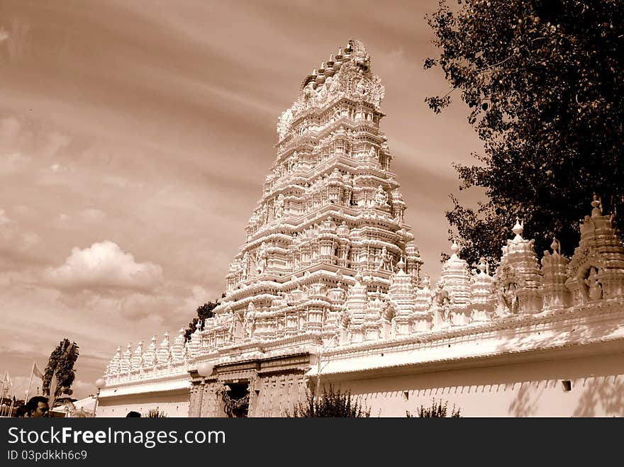 The temple inside the Mysore Palace, India