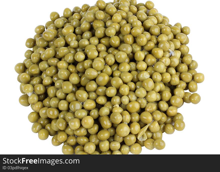 Color photograph of green peas