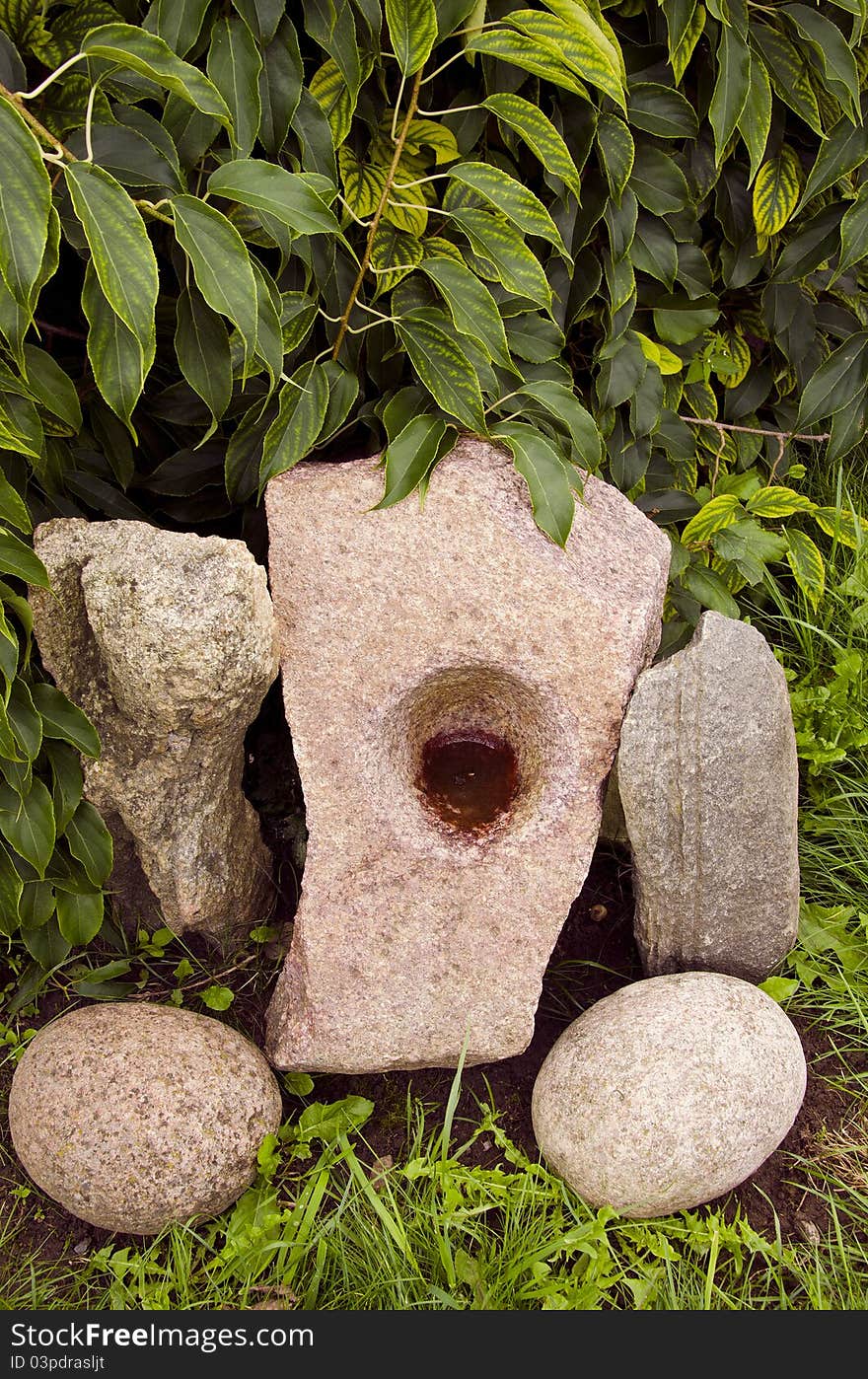 Original Stones In The Garden