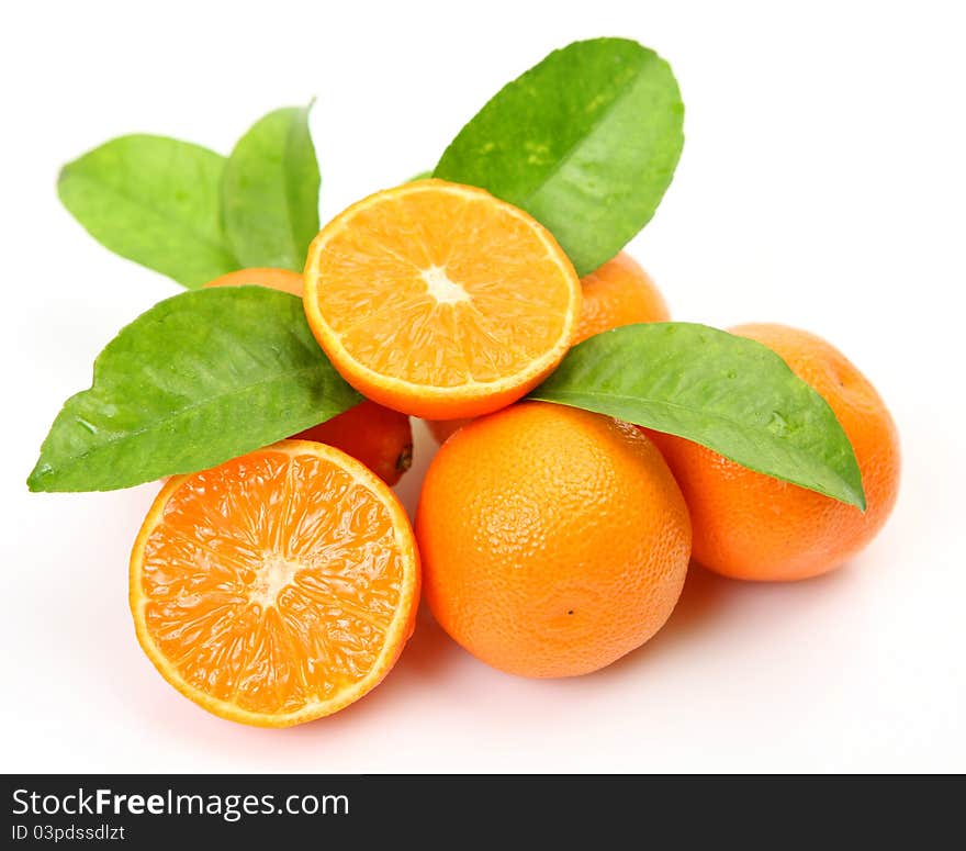 Fresh fruit on a white background. Fresh fruit on a white background