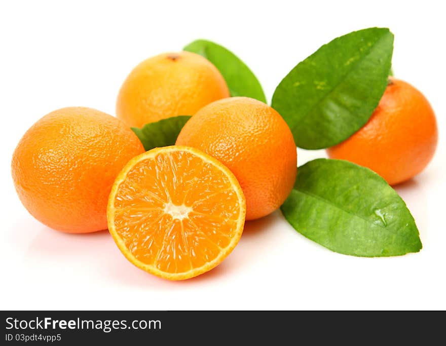 Fresh fruit on a white background. Fresh fruit on a white background