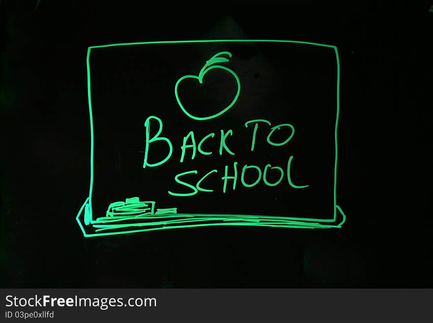 When the return to school holidays and school board image. When the return to school holidays and school board image