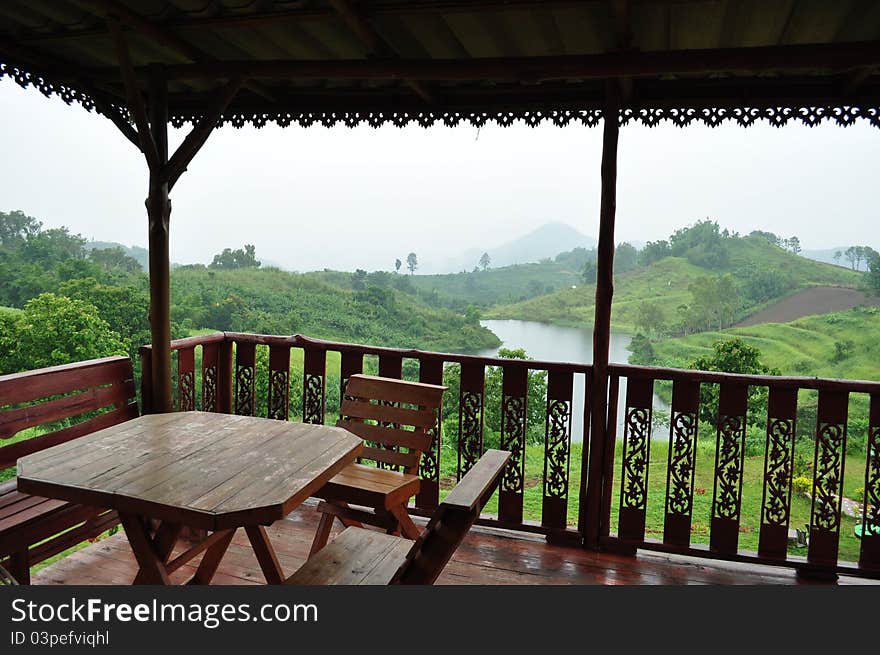 Cabins view point in KaoKhor Thailand. Cabins view point in KaoKhor Thailand