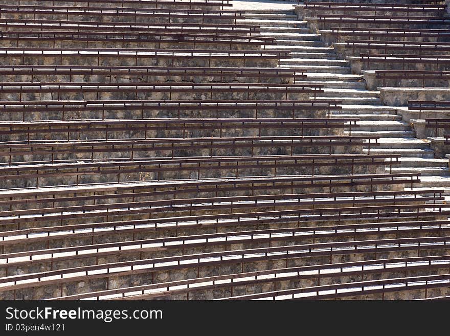 Empty seats in summer theatre