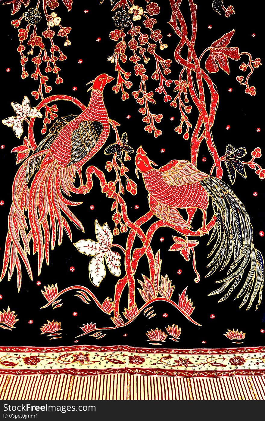 Thai folk textile