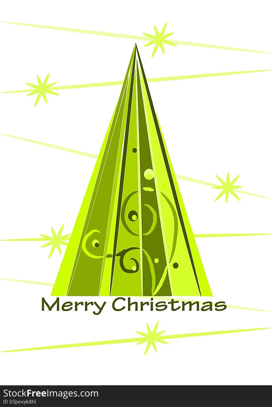 Green big beauty and pattern christmas tree -. Green big beauty and pattern christmas tree -