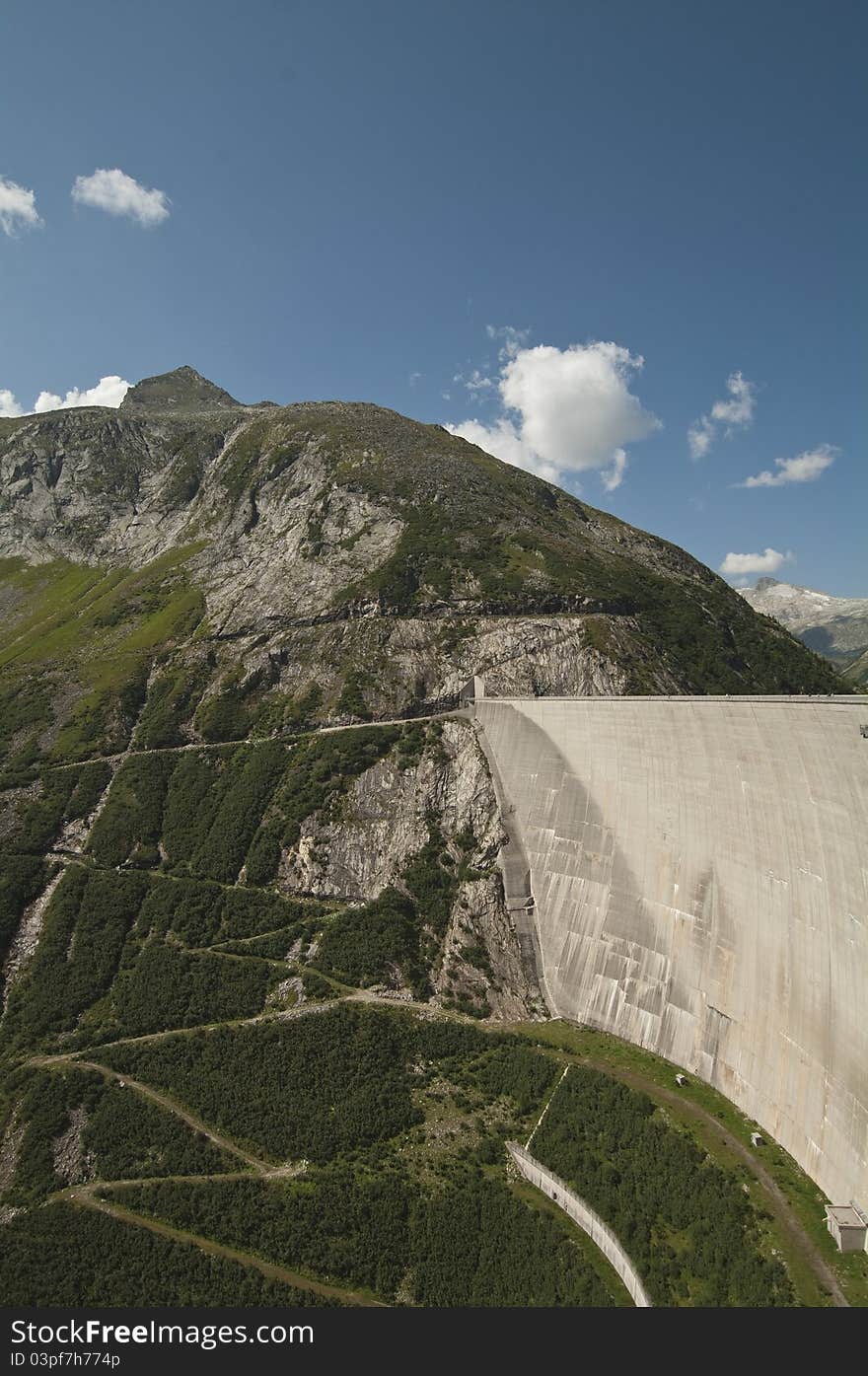 Dam of the Maltatal, Carinthia, Austria