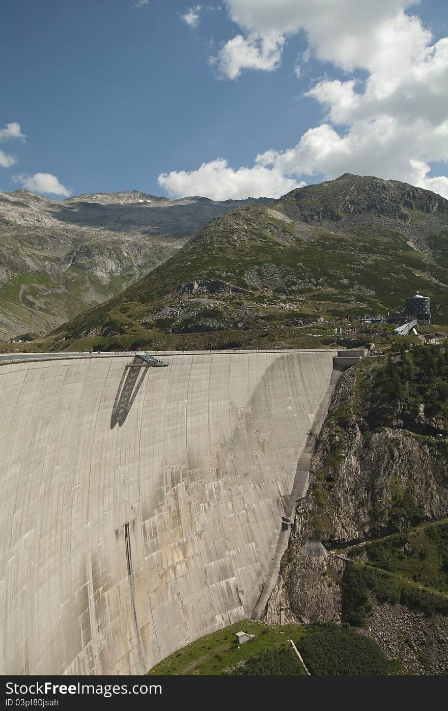 Dam of the Maltatal, Carinthia, Austria