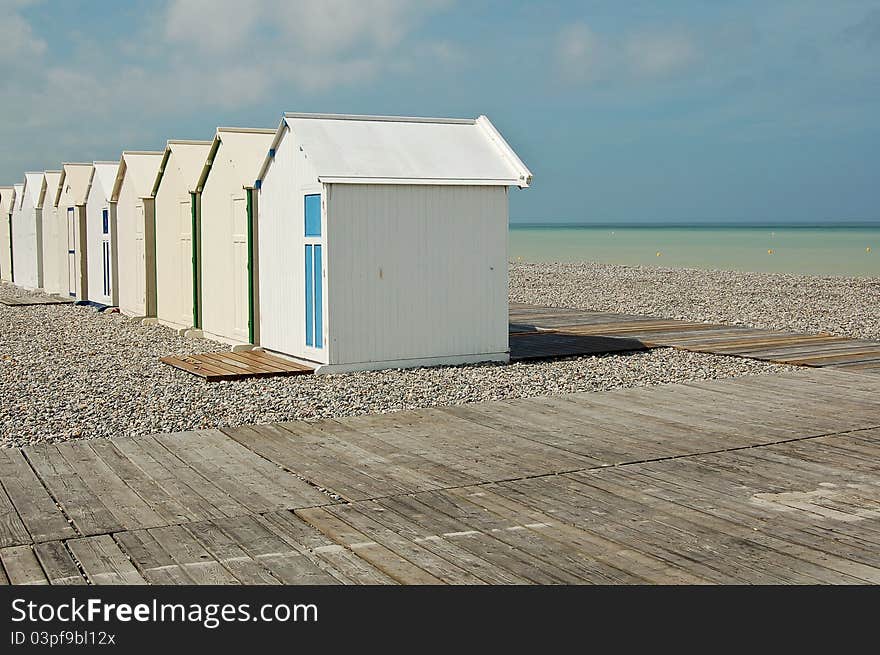 Beachhuts on the french westcoast