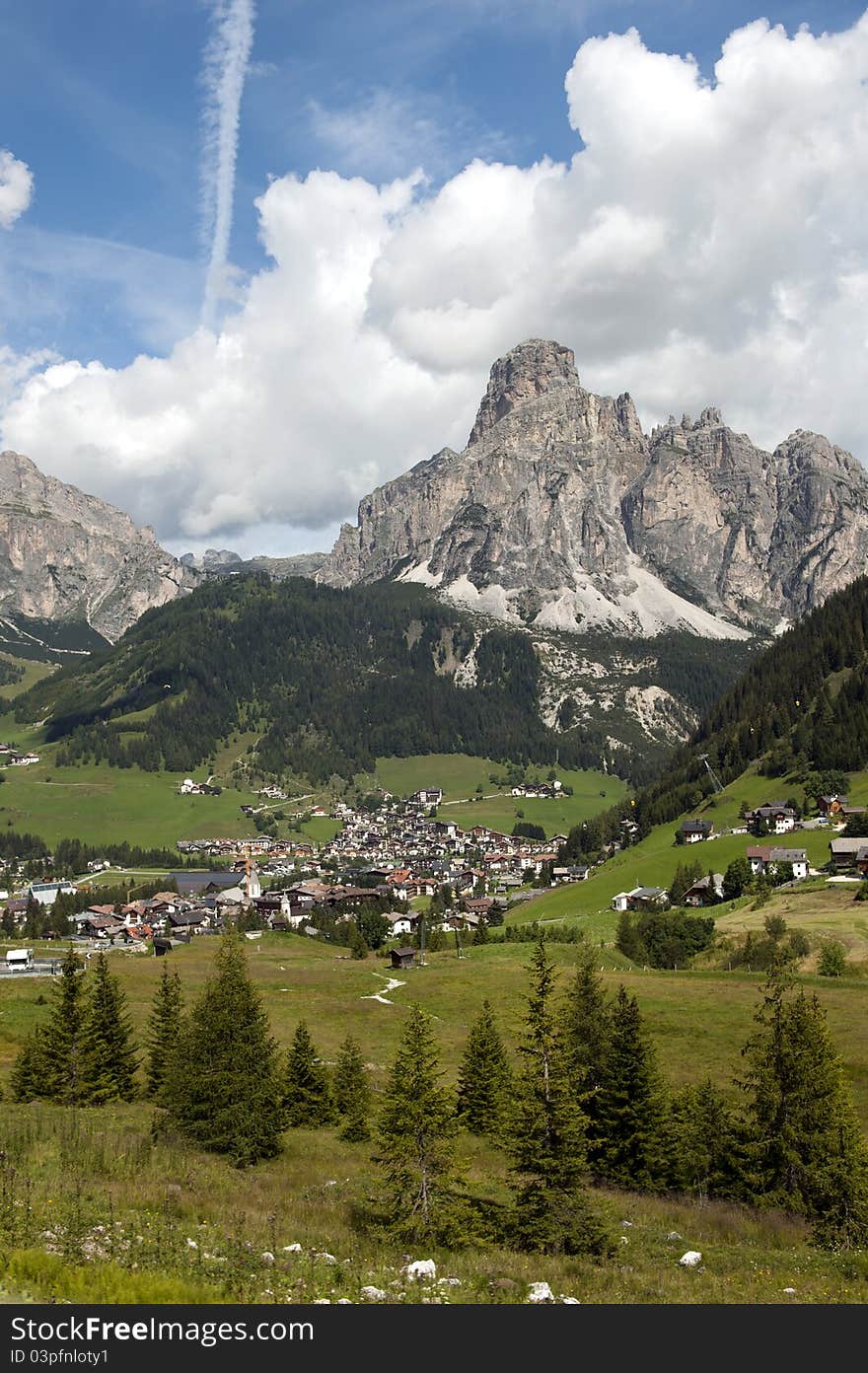 Lanscape of Corvara