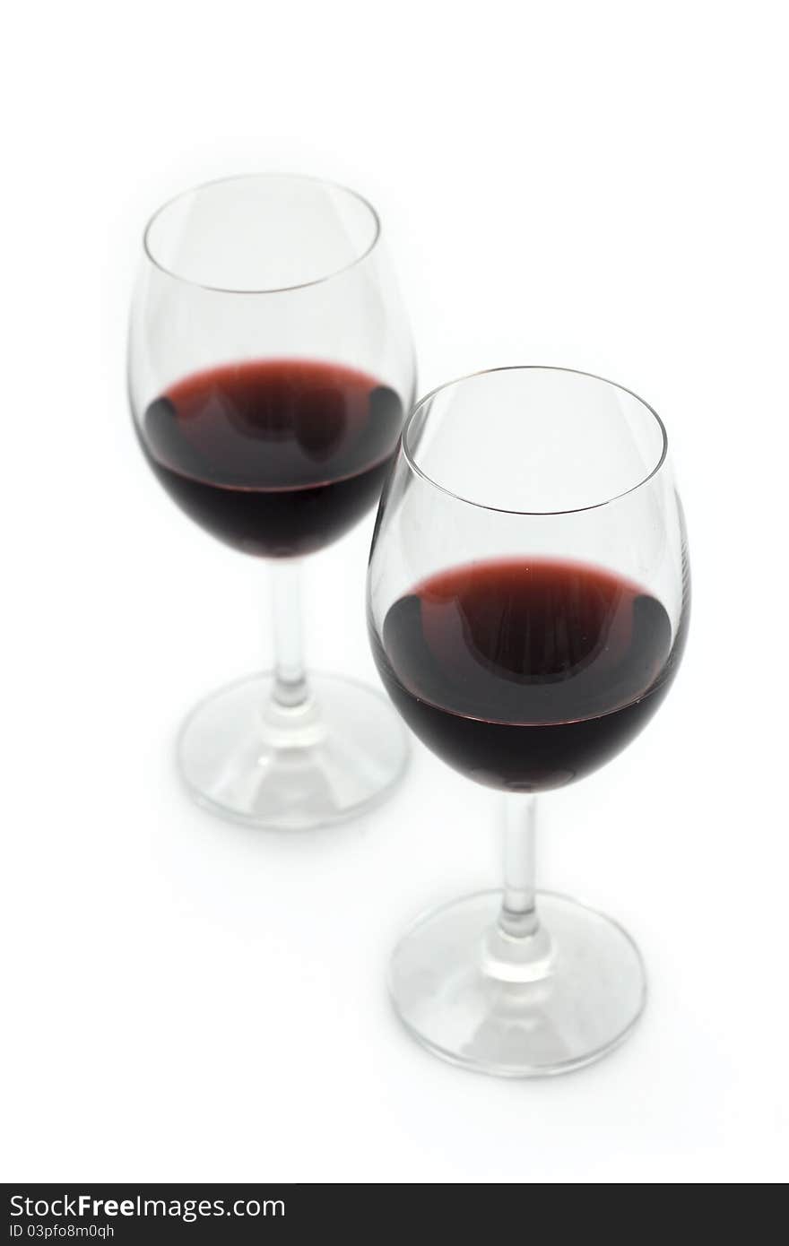 Two Glasses Of Red Wine