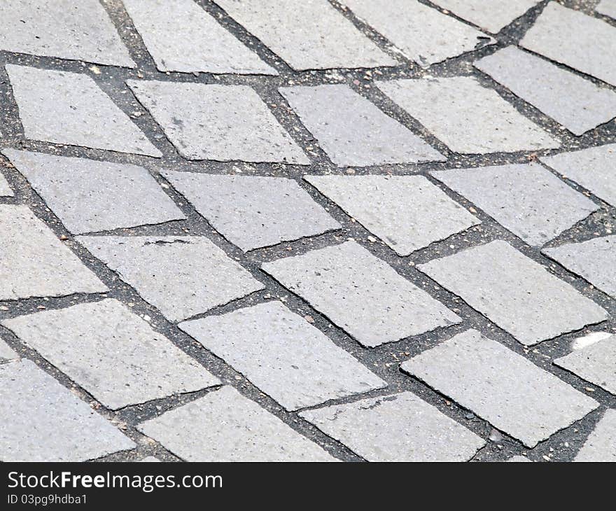 Patterned stone floor Way to see. Patterned stone floor Way to see