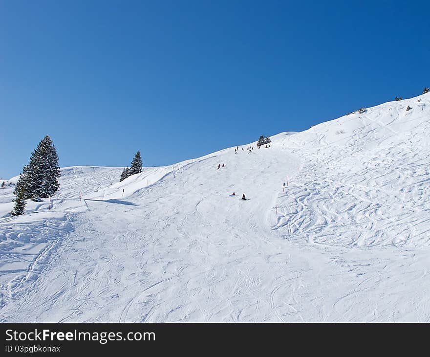 Skiing Slope