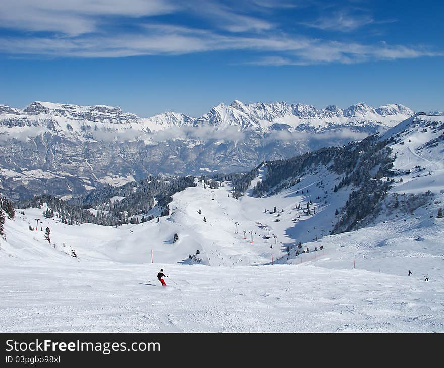 Skiing Slope