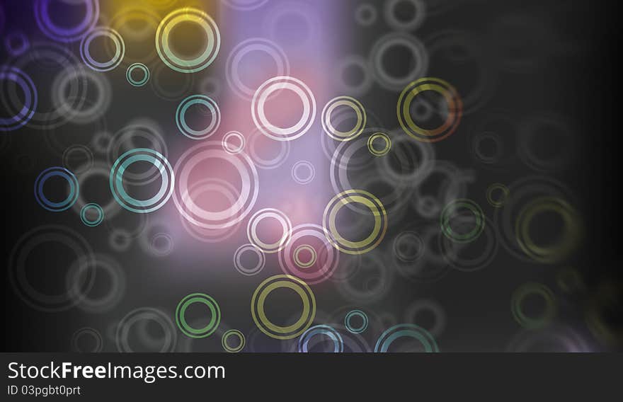 Colorful abstract circles bright background. Colorful abstract circles bright background