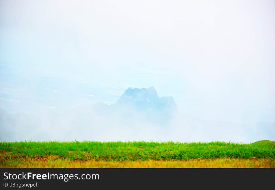 Fog on the mountain