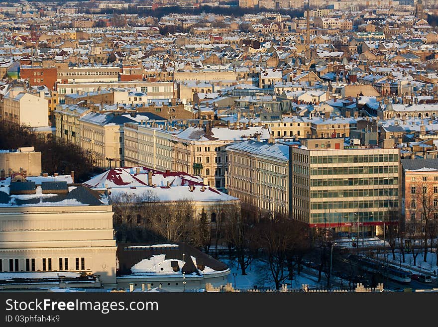 View on Riga town