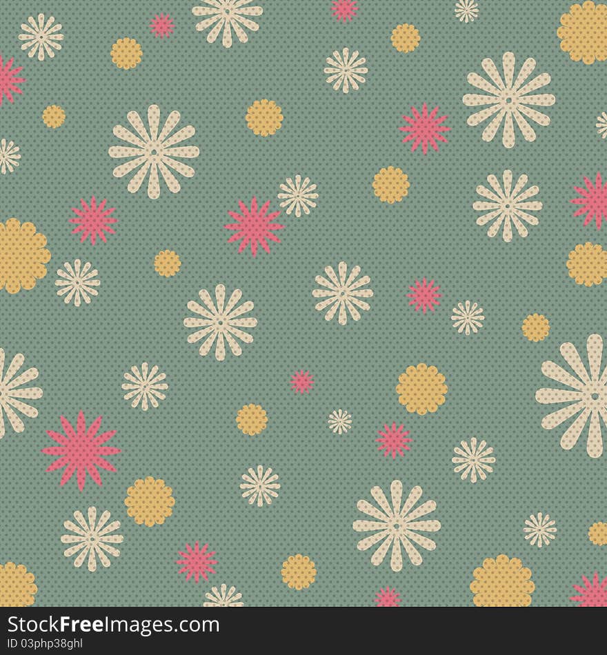 Abstract background with floral ornament. Abstract background with floral ornament