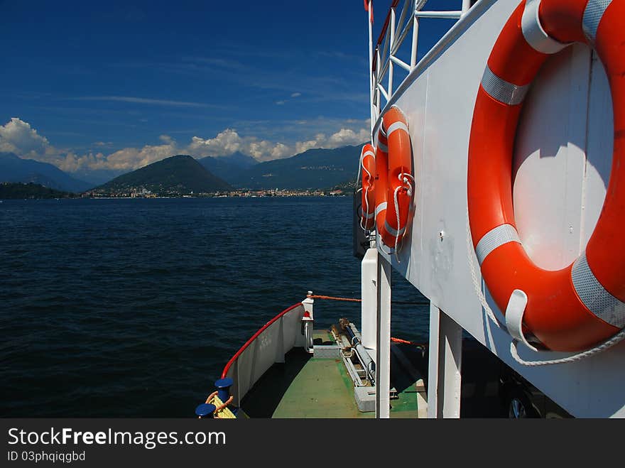 Boat Crossing, Lake Maggiore, Italy