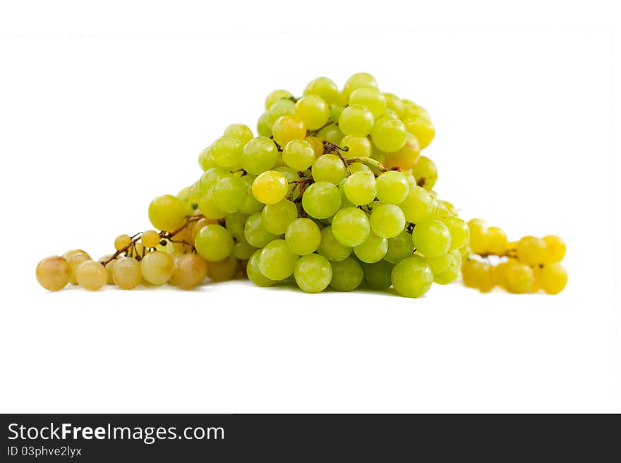 Fresh green grapes