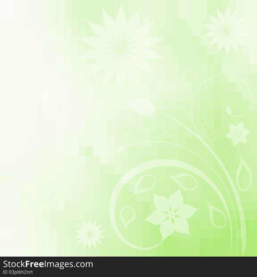 Beautiful floral background. Vector image