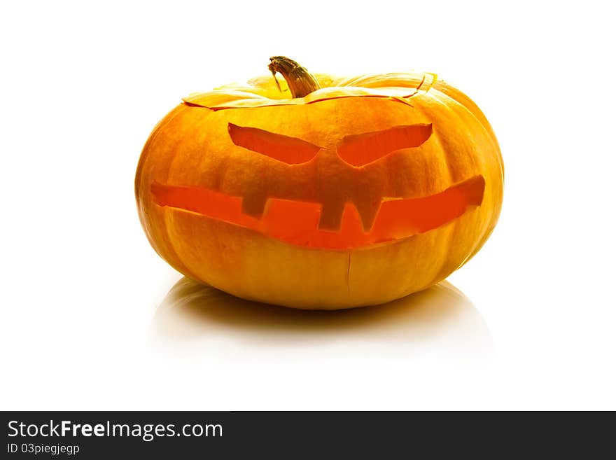 Halloween on white background