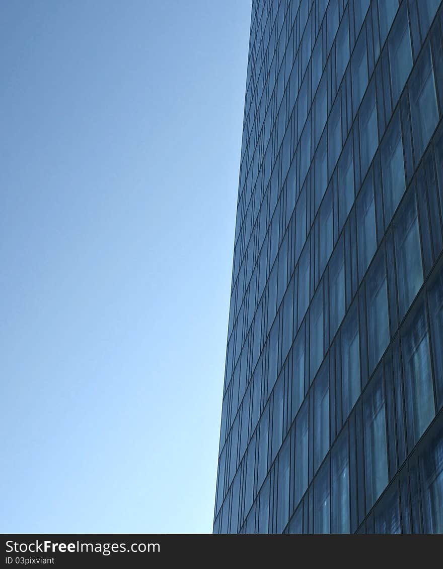 Business skyscraper windows in Zagreb, croatia