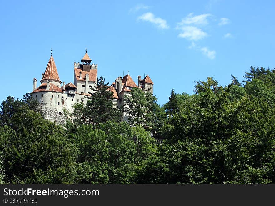 View of the famous Bran Castle