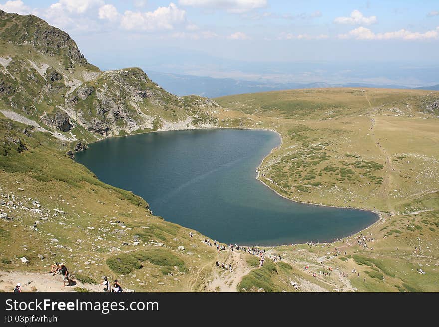 Mountain Range, Rila Mountains, Beauty In Nature, Seven Rila Lakes, Babreka. Mountain Range, Rila Mountains, Beauty In Nature, Seven Rila Lakes, Babreka