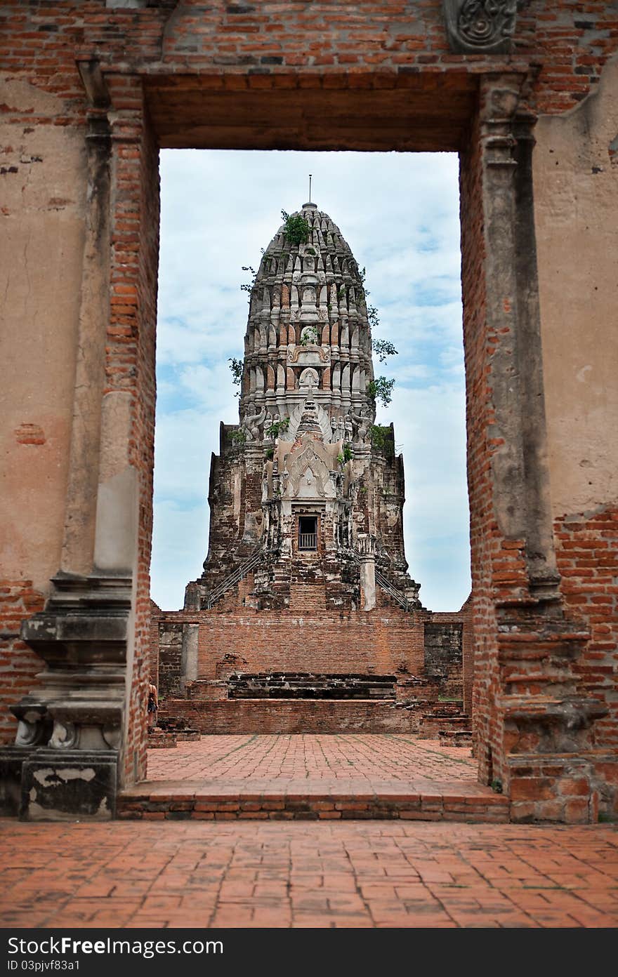 A beautiful temple in Ayutthaya, Thailand