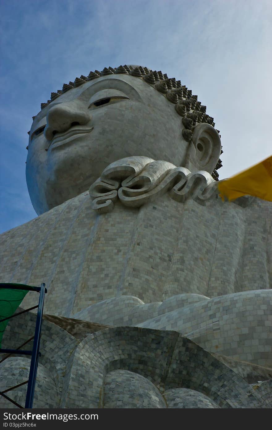 Big bhuda in temple of thailand. Big bhuda in temple of thailand