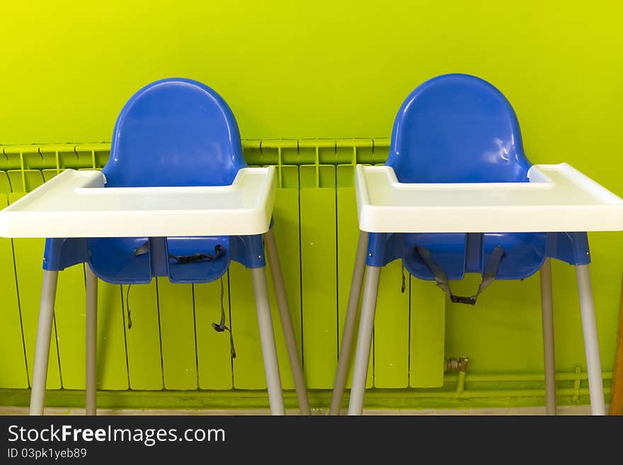 Blue High Chairs