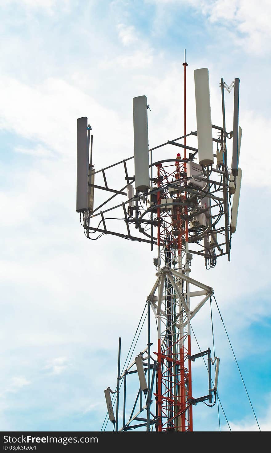 THE Telephone poles in thailand