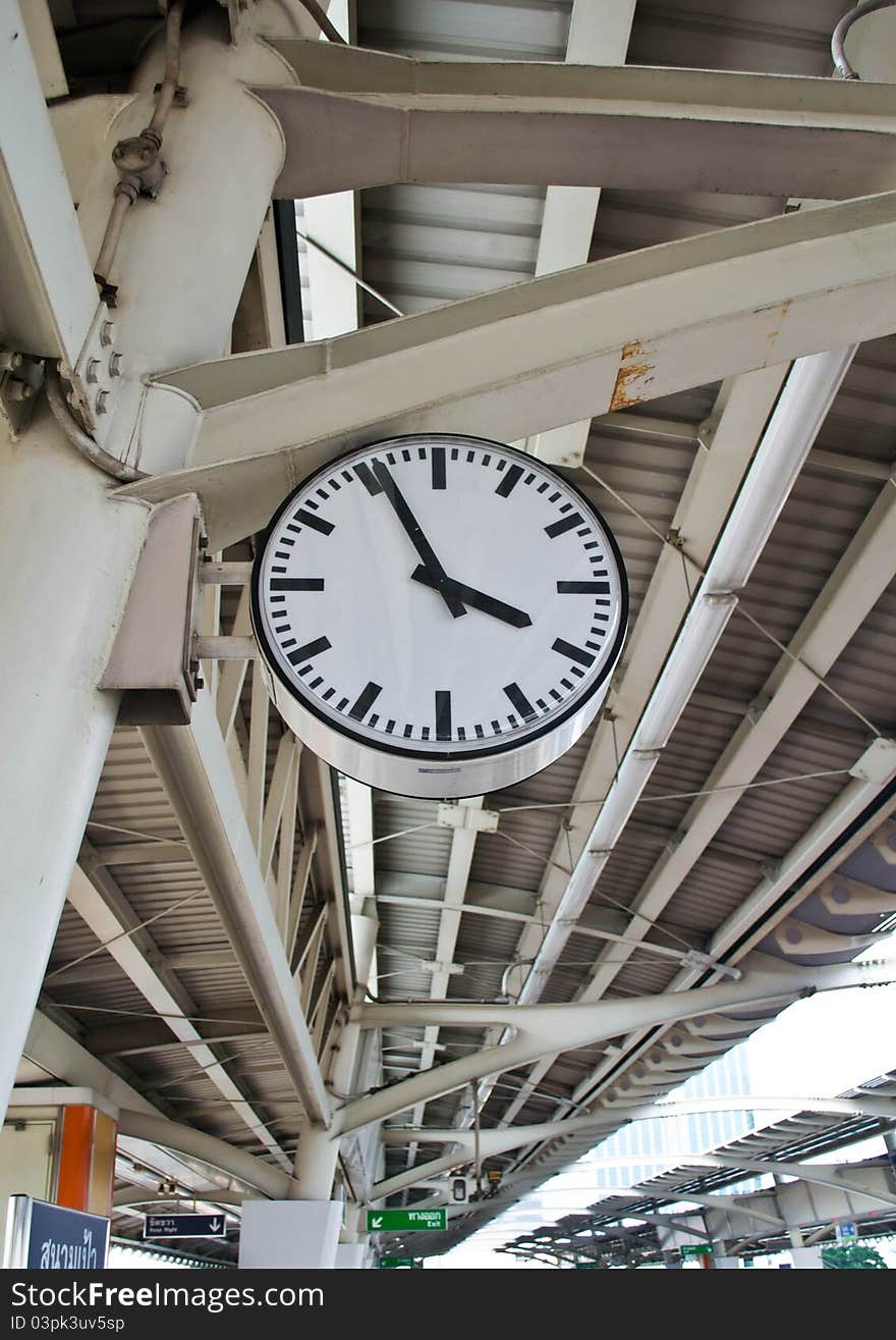 THE Clock On the train