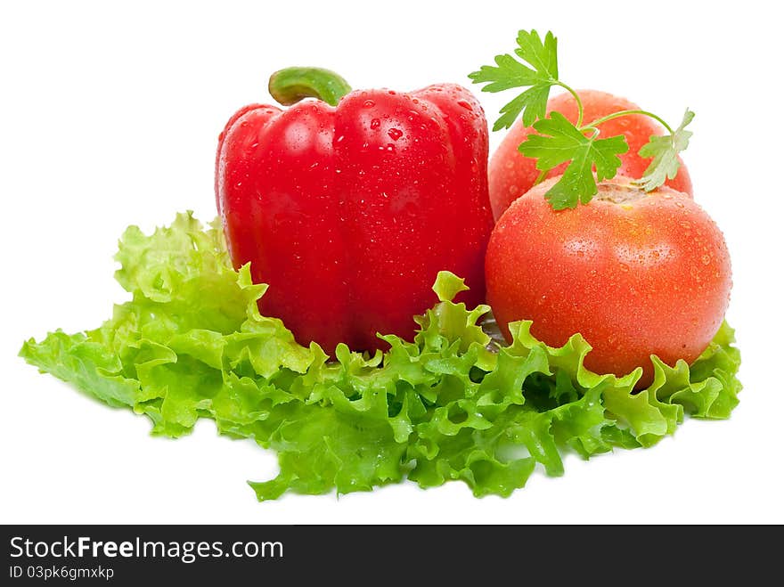 Tomatoes And Red Peppers