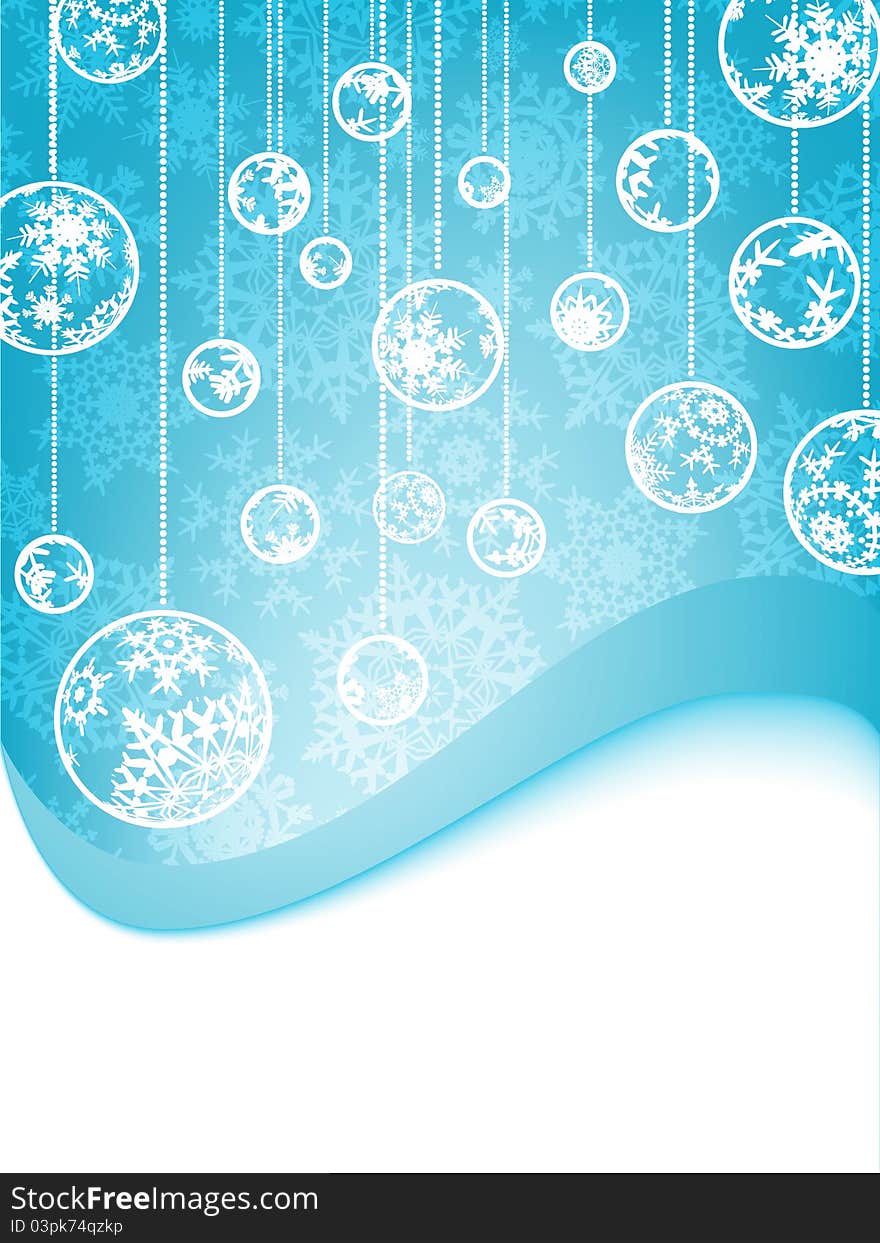 Elegant Christmas Background. EPS 8 vector file included