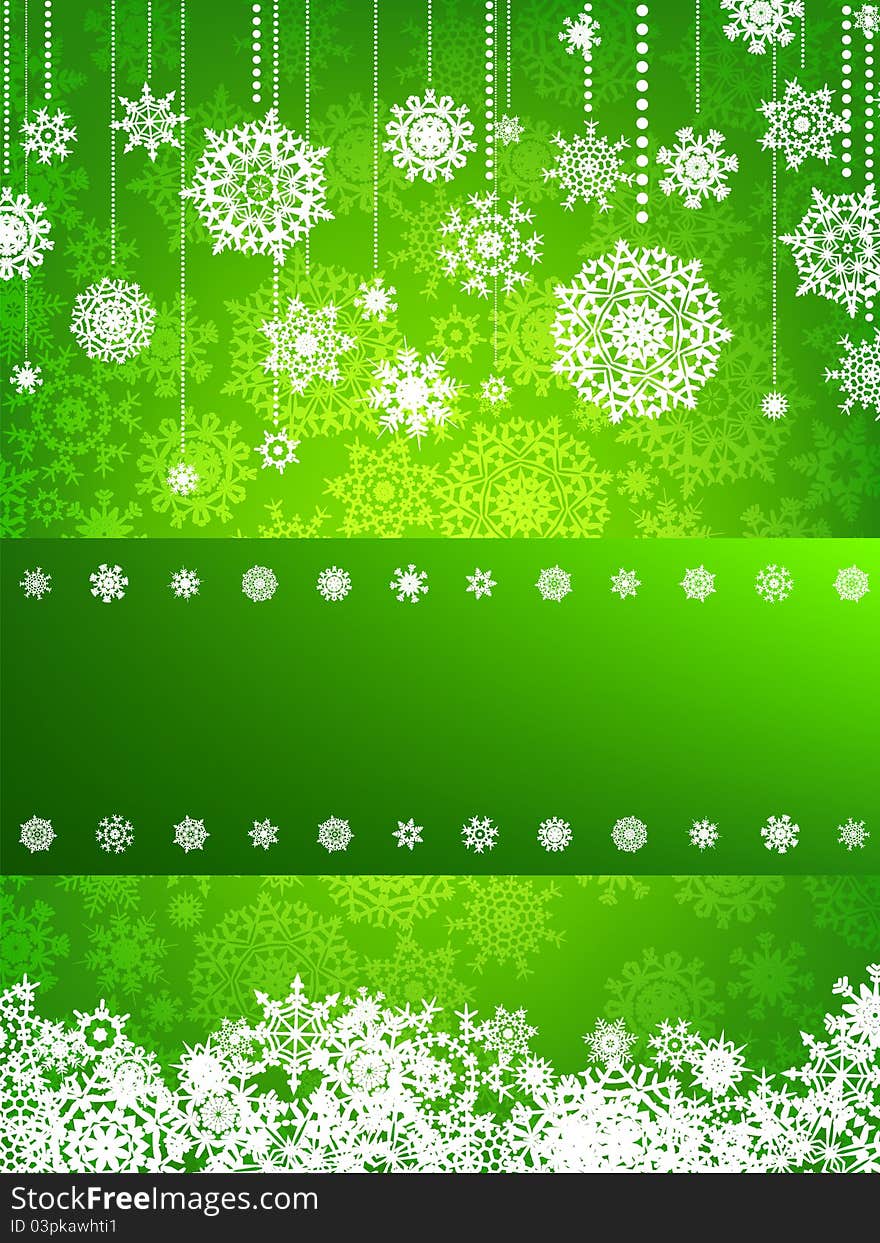 Beige Christmas Background With Christmas. EPS 8