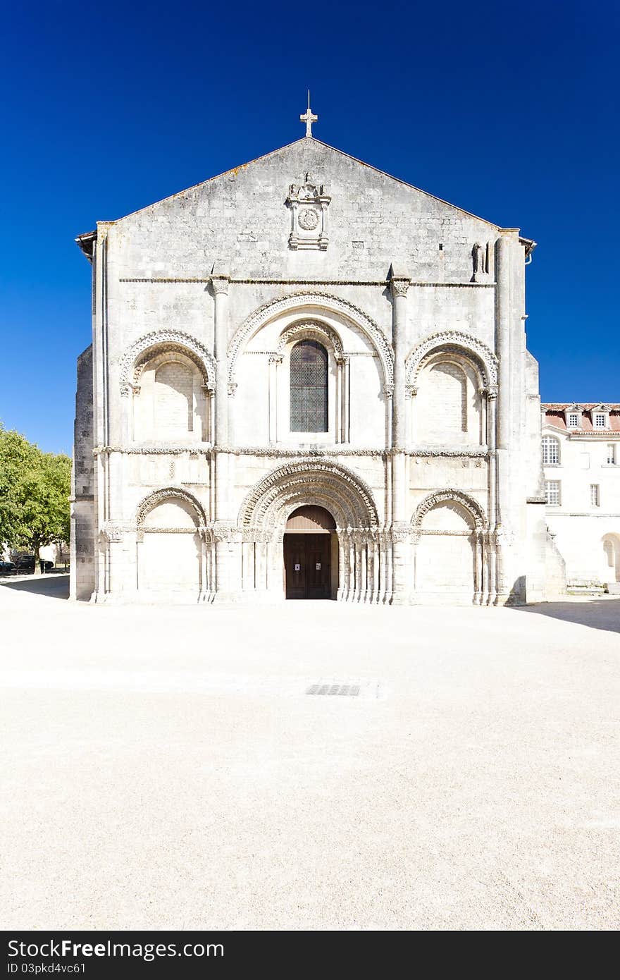 Aux Dame Abbey, Saintes, Poitou-Charentes, France. Aux Dame Abbey, Saintes, Poitou-Charentes, France