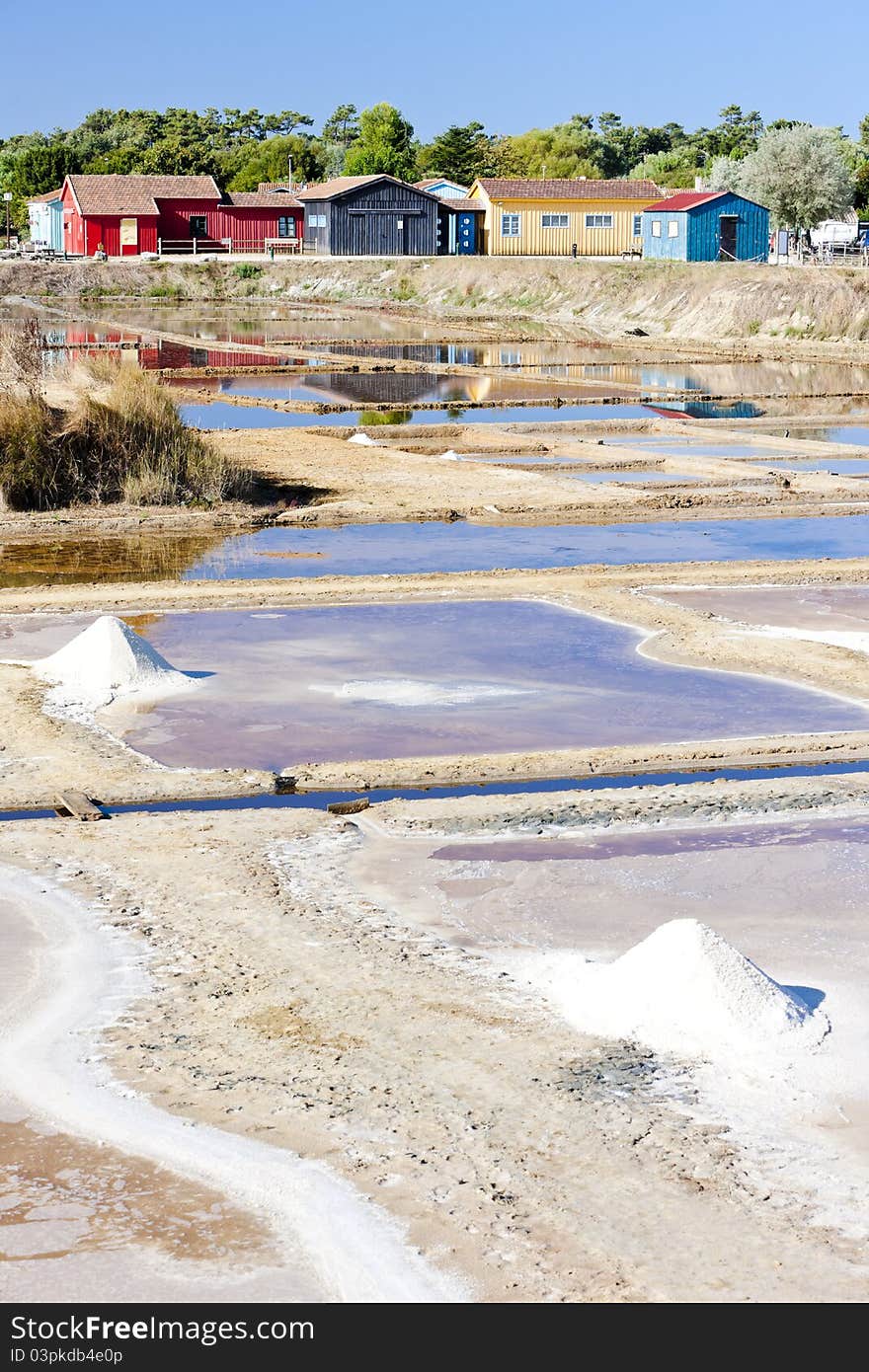 Saline, Port des Salines, Oleron Island, Poitou-Charentes, France